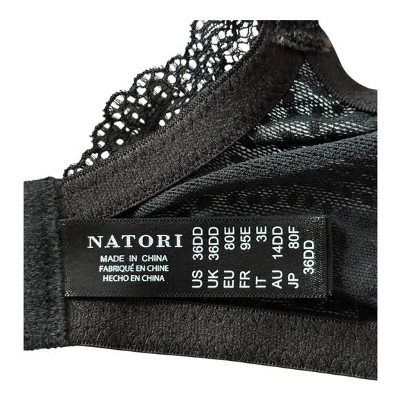 Natori 722286 Beyond Convertible Contour Underwire bra black size 36DD 36E - Picture 5 of 6